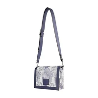 Tommy Bahama Graphic Leaf Print City Messenger Bag