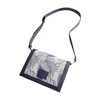 Tommy Bahama Graphic Leaf Print City Messenger Bag