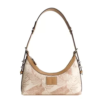 Tommy Bahama Graphic Leaf Print City Hobo