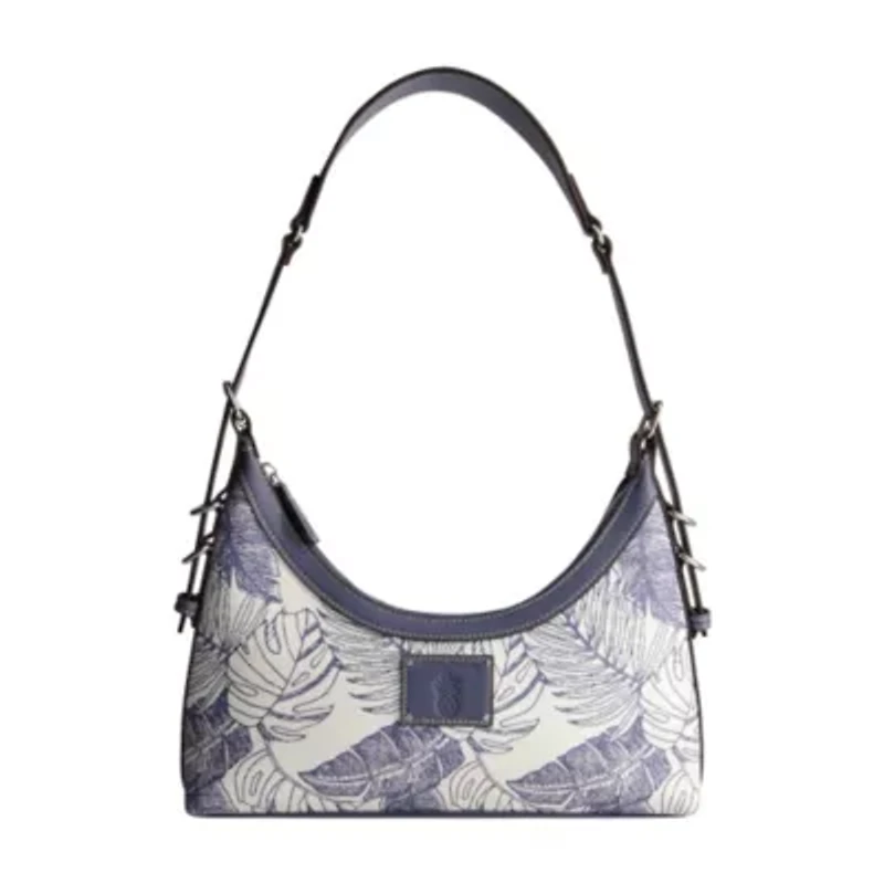 Tommy Bahama Graphic Leaf Print City Hobo