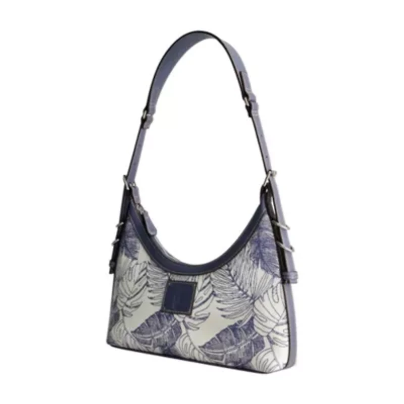 Tommy Bahama Graphic Leaf Print City Hobo