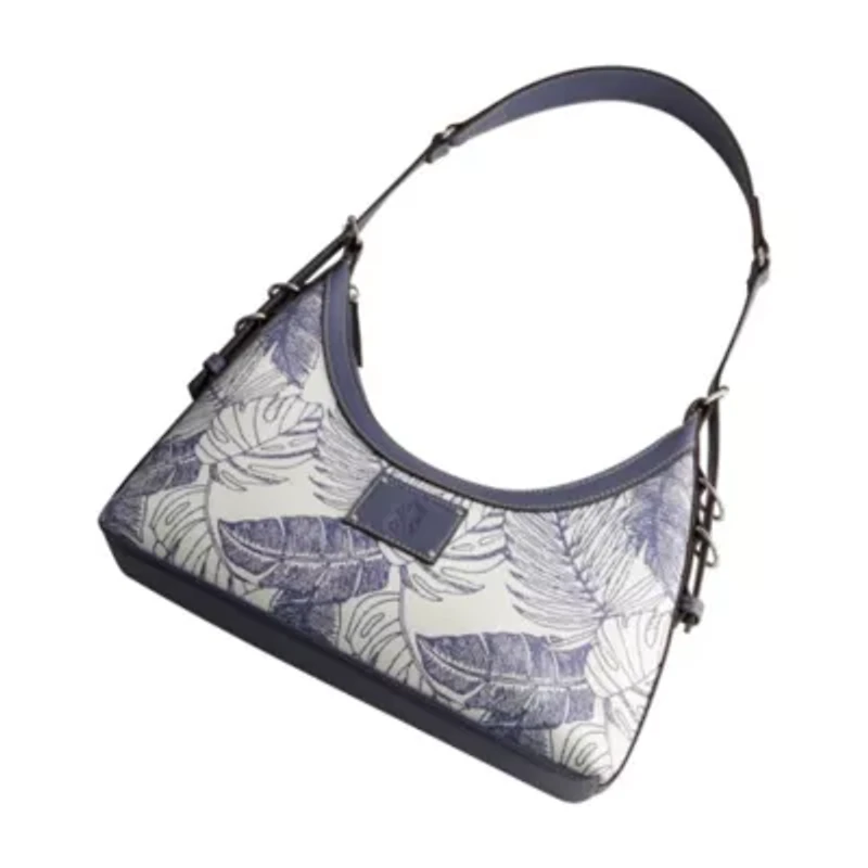Tommy Bahama Graphic Leaf Print City Hobo