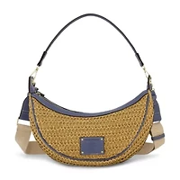 Tommy Bahama Raffia Crescent Hobo Bag
