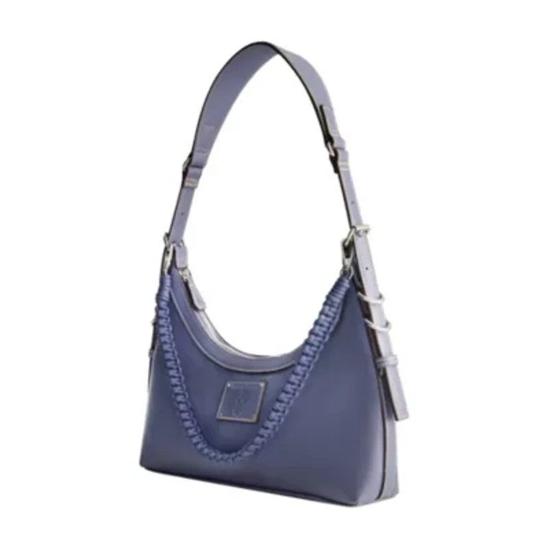 Tommy Bahama Debossed Logo Zip-Top Hobo Bag