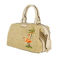 Tommy Bahama Flamingo Embroidery Satchel