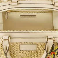 Tommy Bahama Flamingo Embroidery Satchel