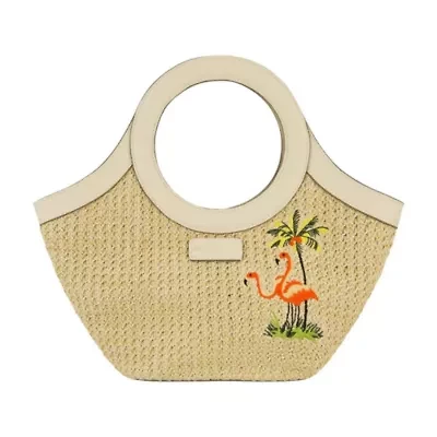 Tommy Bahama Flamingo Embroidery Tote