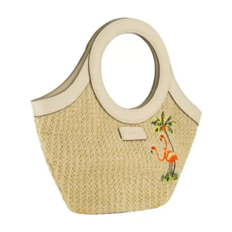 Tommy Bahama Flamingo Embroidery Tote