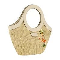Tommy Bahama Flamingo Embroidery Tote