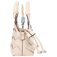 Tommy Bahama Demi Mini Woven PU Tote – Mini Woven Faux Leather Top Handle & Crossbody Bag
