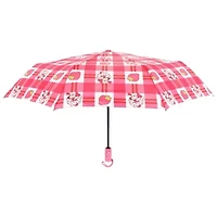 Strawberry Shortcake Gingham Plaid Umbrella