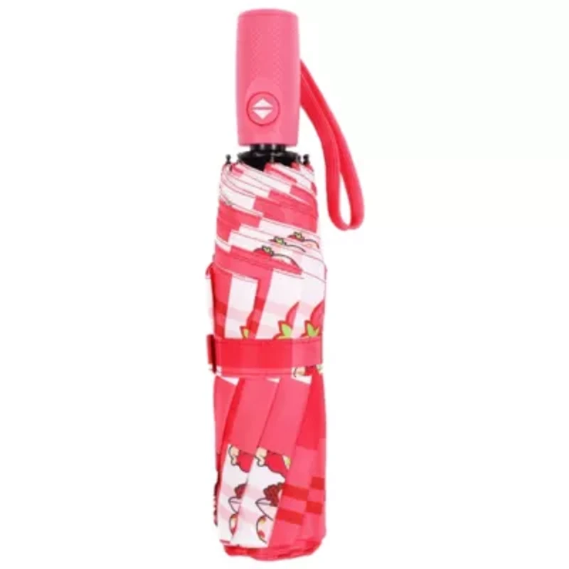 Strawberry Shortcake Gingham Plaid Umbrella