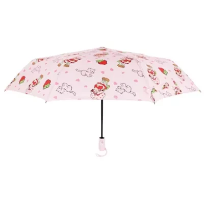 Strawberry Shortcake Heart Print Compact Umbrella