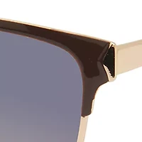 Metal Enamel Cat Eye Sunglasses