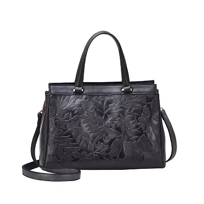 Salome Embossed Floral Satche