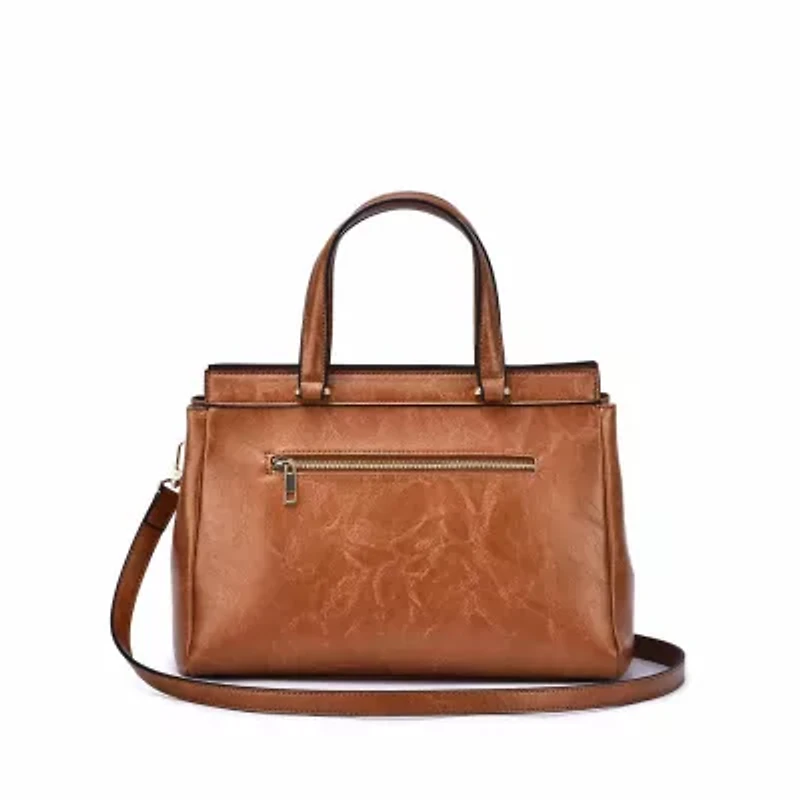 Salome Embossed Floral Satche