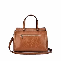 Salome Embossed Floral Satche