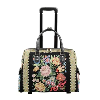 Flower Shop Vintage Tapestry Rolling Tote