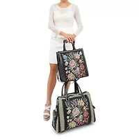Flower Shop Vintage Tapestry Rolling Tote