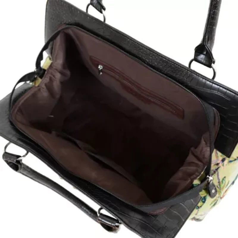 Vintage Flower Shop Hand Beaded Weekender