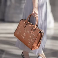 Monroe Studded Satchel