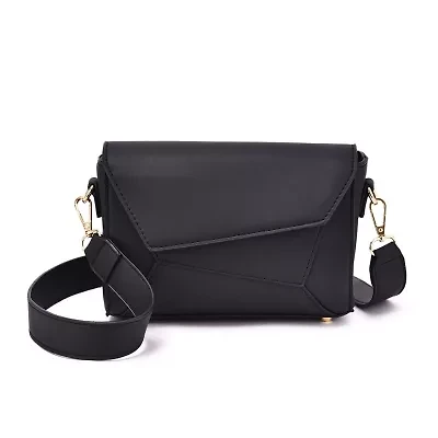 Sylvie Geometric Flap Crossbody Bag