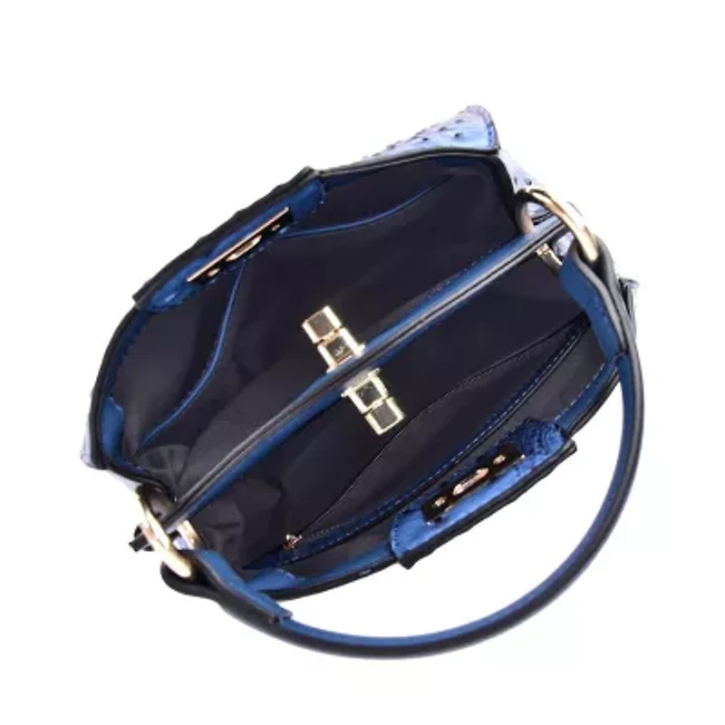 Ozzie Ostrich Pattern Mini Satchel