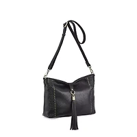 Raven Whipstitch and Studded Crossbody