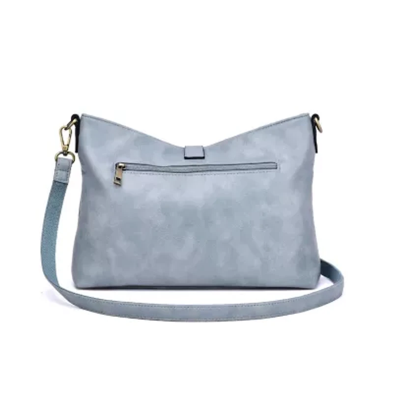 Raven Whipstitch and Studded Crossbody