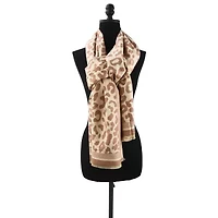 Women's Oversized Animal Print Scarf