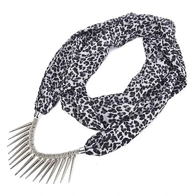 Women's Leopard Pendant Scarf