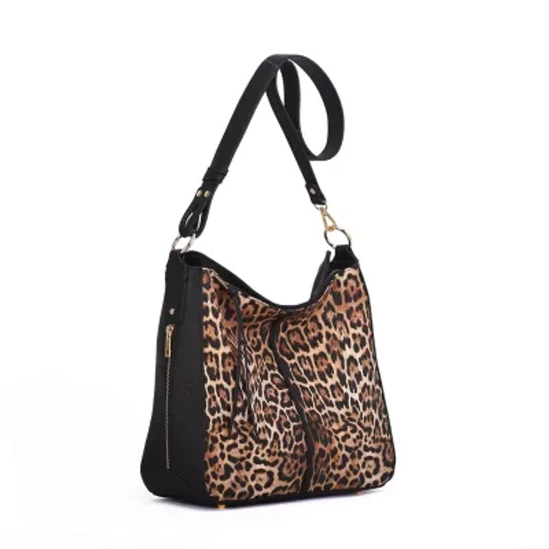 Octti Leopard Print Shoulder Bag