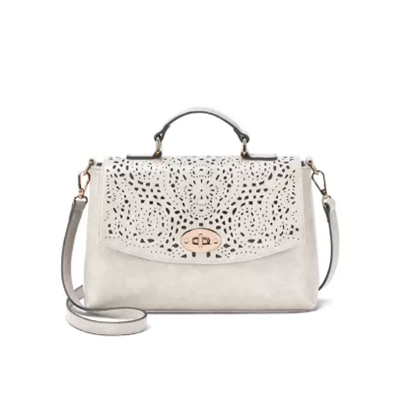 Quinn Perforated Crossbody