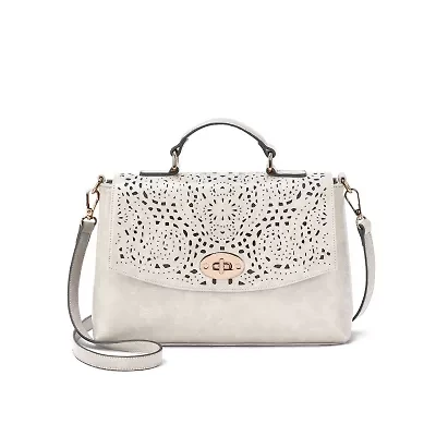 Quinn Perforated Crossbody