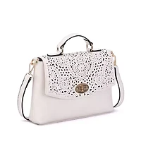 Quinn Perforated Crossbody