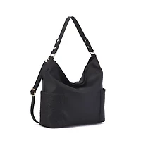 Ryder Hobo with Floral Embossed Pockets