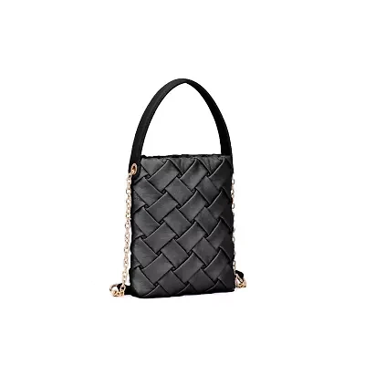 Tria Woven Embossed Crossbody