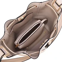Ashby Drawstring Bucket Bag with Pouch