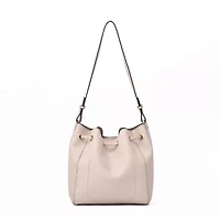 Ashby Drawstring Bucket Bag with Pouch