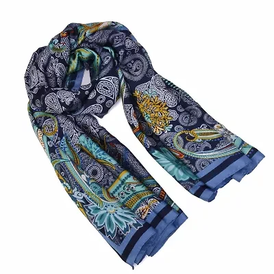 Women's Luxurious Patterned Wrap Scarf