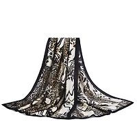 Luxurious Patterned Wrap Scarf