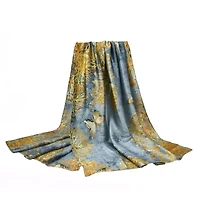 Women's Luxurious Patterned Wrap Scarf