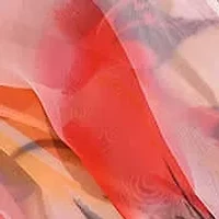 Women's Delicate Floral Chiffon Wrap Scarf