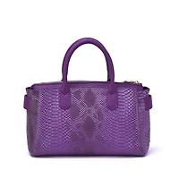 Maddie Snakeskin Satchel