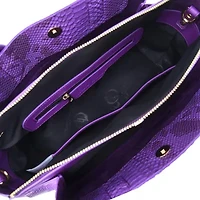 Maddie Snakeskin Satchel