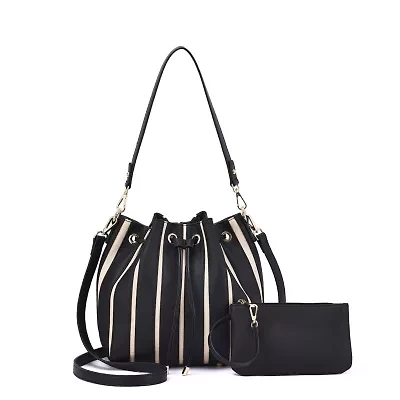 Marla Two-Toned Bucket Bag
