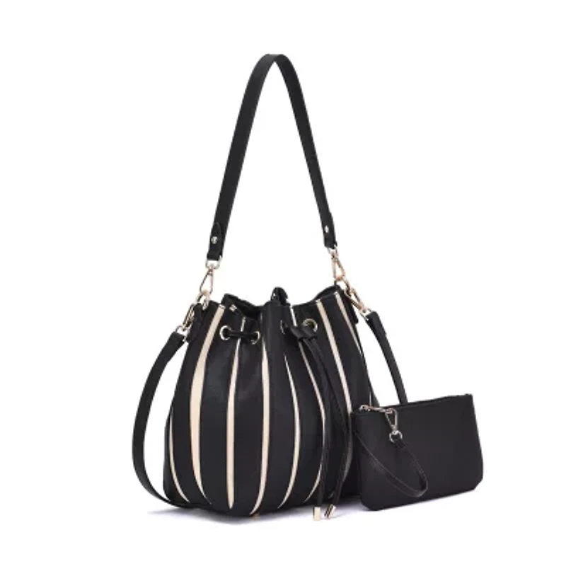 Marla Two-Toned Bucket Bag