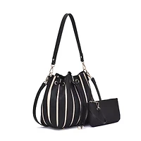 Marla Two-Toned Bucket Bag