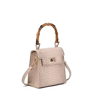 Sia Snake Embossed Crossbody