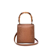 Sia Snake Embossed Crossbody